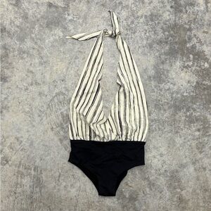 Striped Kids One‎ Piece Swimsuit